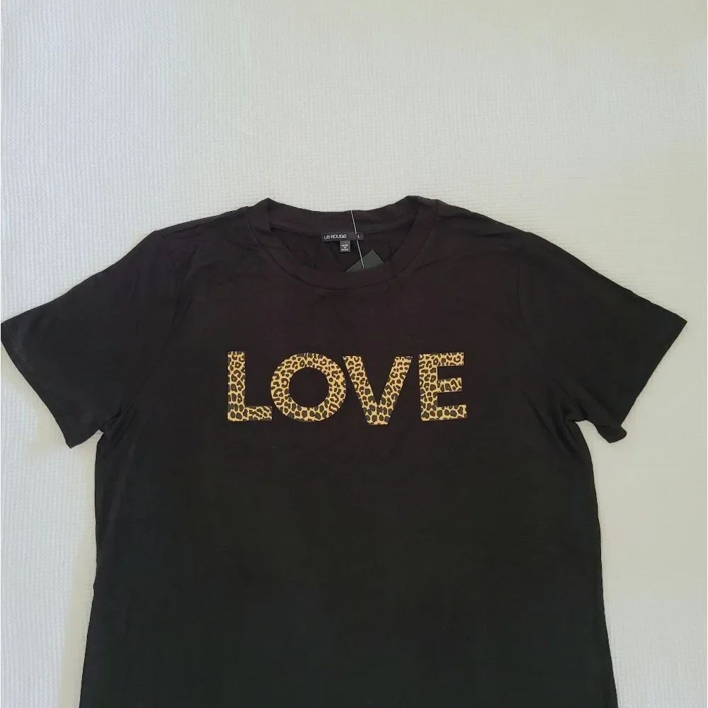 Le Rouge Leopard🐆 "LOVE"❤ Tee - Picture 10 of 13